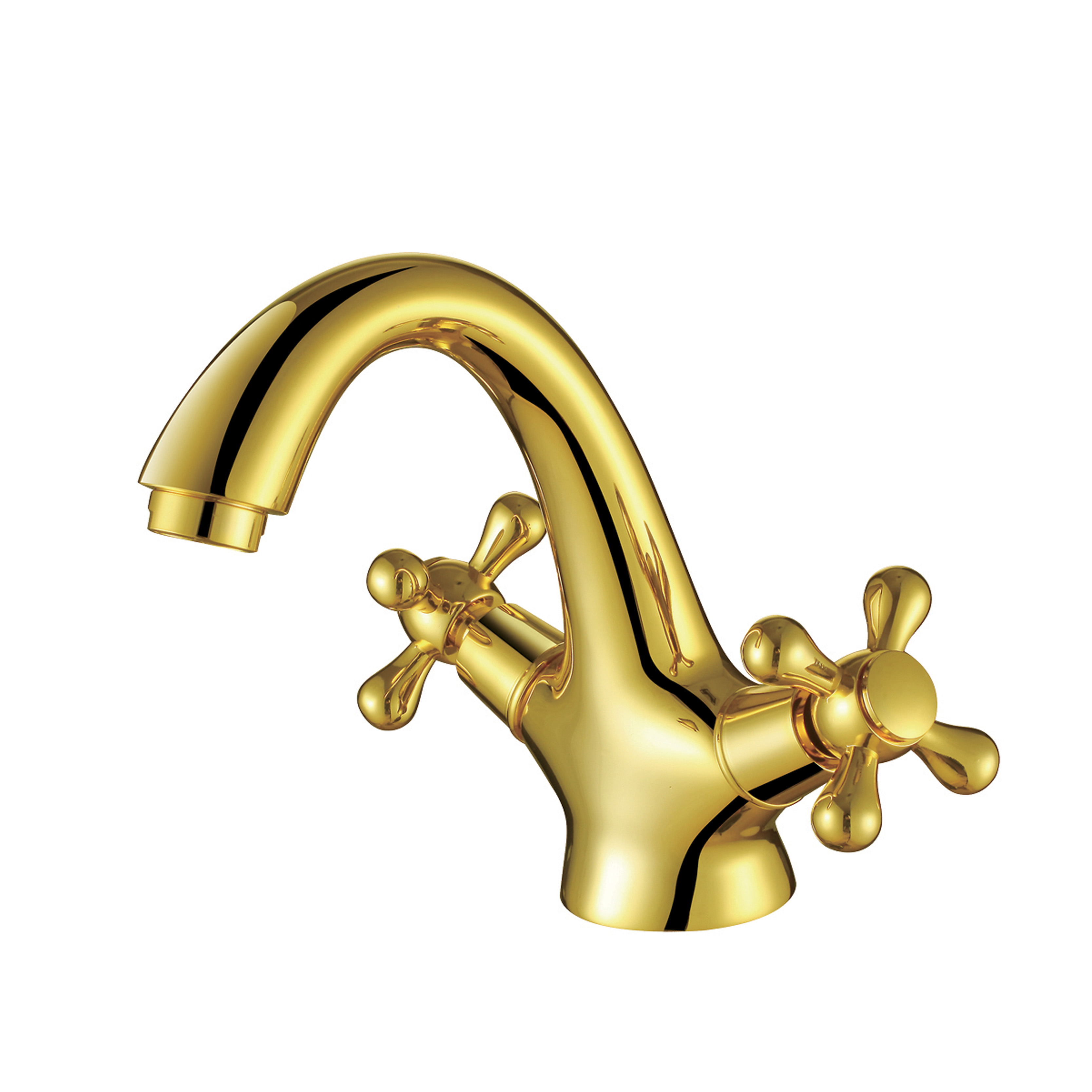 Смеситель для раковины KAISER Carlson Style арт.44313-3 Gold